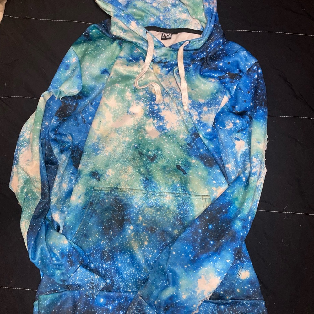 Into the am destroyed razor Galaxy all over Print Hoodie